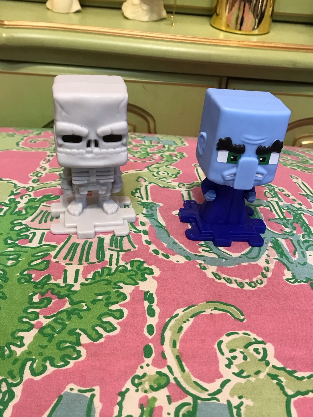 Minecraft set of 2 Figurines